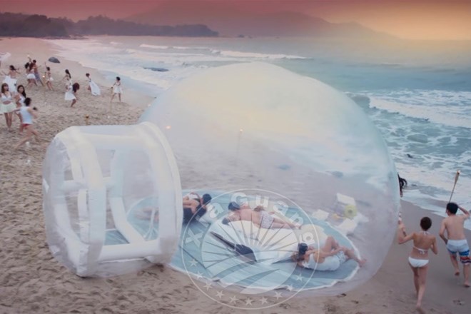 云梦充气球形帐篷